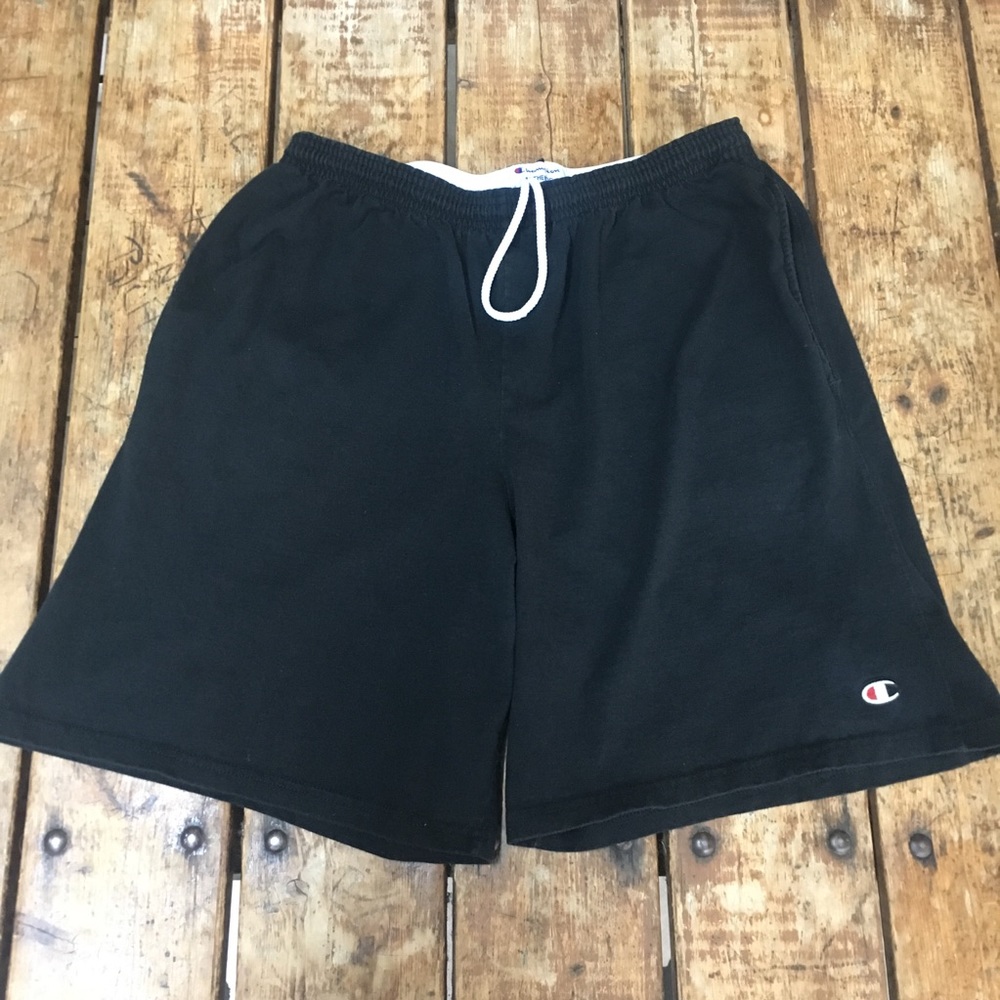 Vintage Champion Black Shorts/ L